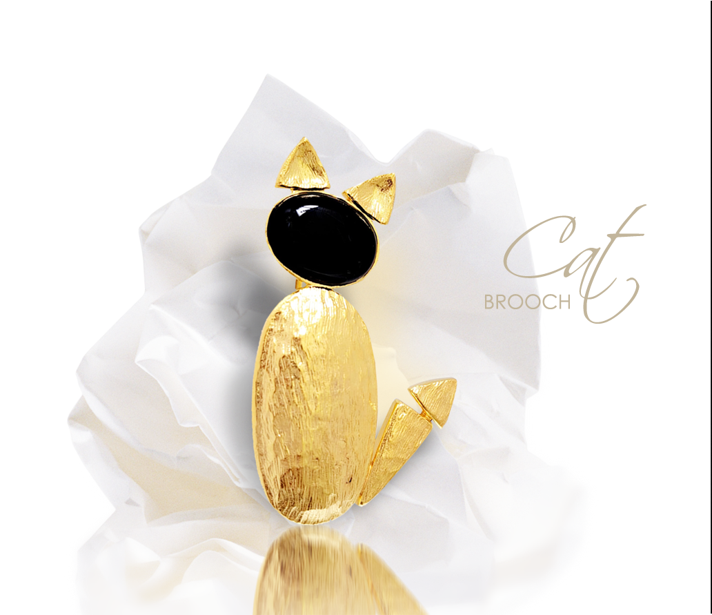 Cat Brooch